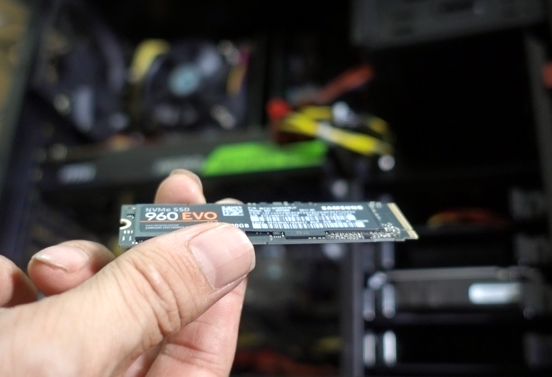 SSD換装Samsung 960EVO M.2 をNVMe接続した備忘録とレビューと 
